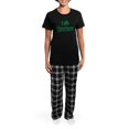 thumbnail image 4 of CafePress - I Shamrock Shenanigans Women's Dark Pajamas - Women's Short Sleeve Print T-Shirt and Pants Dark Cotton Pajama Set, 4 of 7