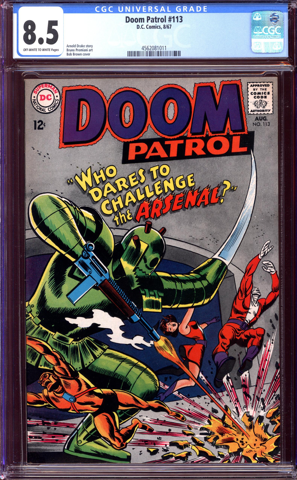 Cover of The Doom Patrol #113