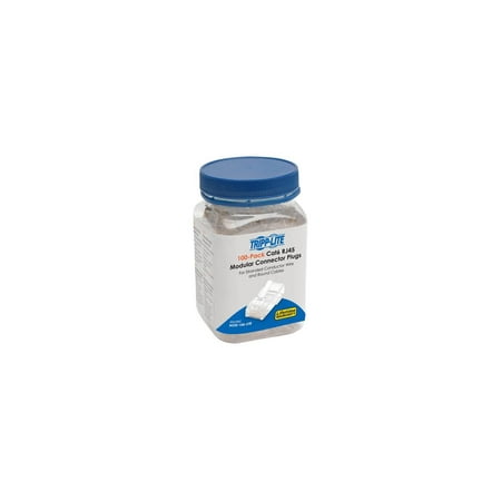 UPC: 0037332206077 | Tripp Lite Cat6 RJ45 Modular Plug for Round Stranded UTP Conductor 4-Pair 100 Pack (N230-100-STR)