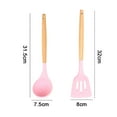 thumbnail image 2 of Juego de utensilios de cocina de 2 piezas, utensilios de cocina de madera fáciles de limpiar, utensilios de cocina para utensilios de cocina antiadherentes, 2 of 5