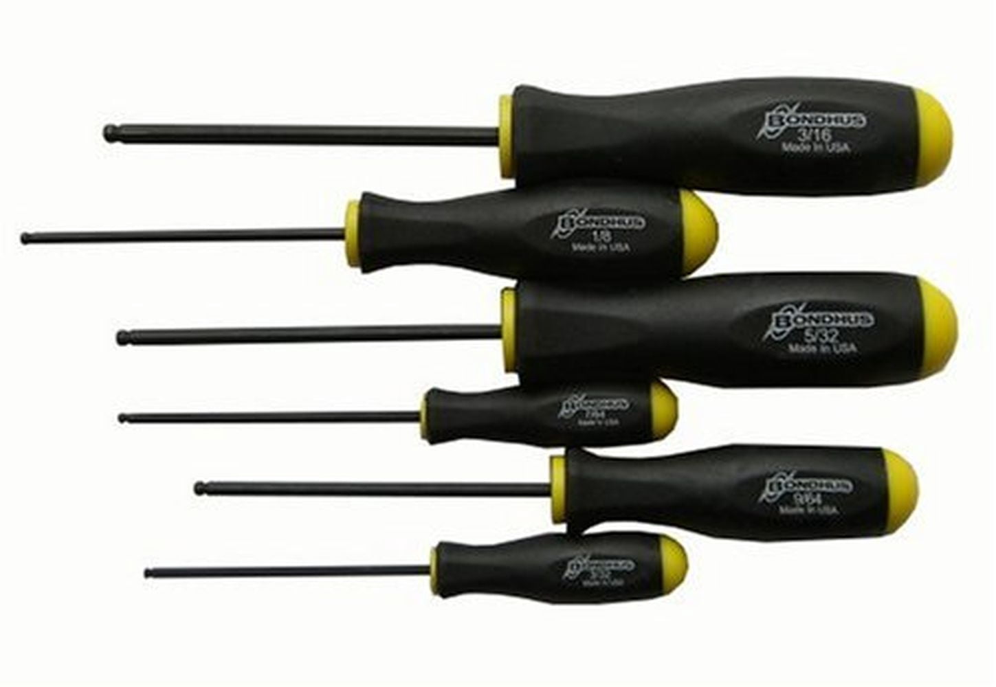 Bondhus Corp. 7-Piece Hex Ball End Screwdriver Set