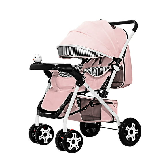 CARRIOLA DE BEBÉ PLEGABLE ROSA Cokibú CARRI-1RS