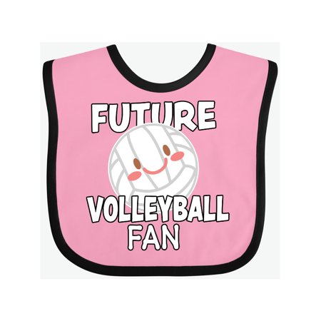 

Inktastic Future Volleyball fan Gift Baby Boy or Baby Girl Bib