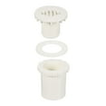 thumbnail image 5 of Uxcell 32mm Straight Water Tank Pipe Connector with Drainage Grid White, 32mm 2, 5 of 5