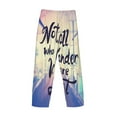thumbnail image 5 of Xecao Not All Those Who Wander Are Lost Men's Straight Lounge Pajama Pants: The Ultimate in Comfortable Sleepwear, 5 of 9