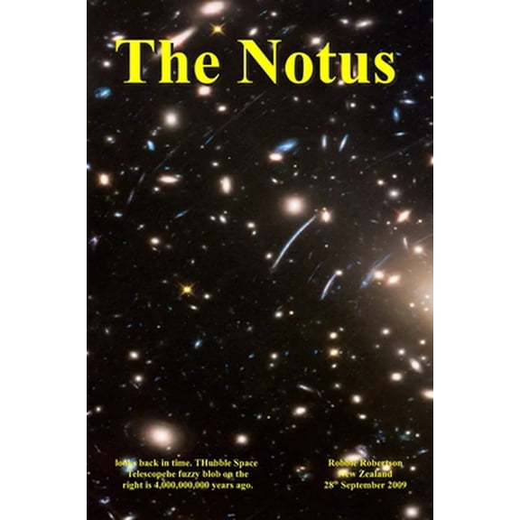 The Notus Black White Paperback 1080625488 9781080625482 Robbie Robertson
