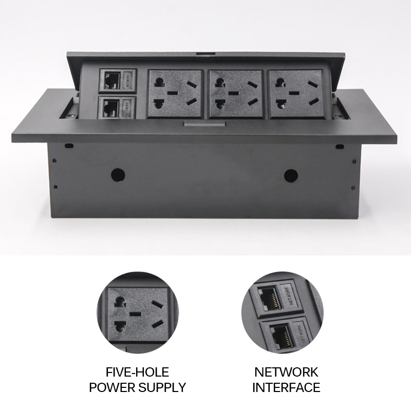 Netowkr Socket K221 Standard Multimedia Desktop Socket Universal Power Network Socket ...