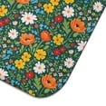 thumbnail image 5 of Pioneer Flower Floral Print Pattern Kitchen Dish Drying Mat 1 Pack, Ultra Absorbent Microfiber Drainer Mat, 16"x18", 5 of 6