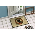 thumbnail image 2 of Carolines Treasures DAC2308JMAT 24 x 36 in. Unisex Australian Kelpie Christmas Flowers Doormat, 2 of 6