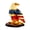 L, variant on Bald Eagle Table Lamp, 3D Resin American Eagle Night Light Red White Blue Patriotic Bedside Lamp for Living Room Bedroom Kids Room Office