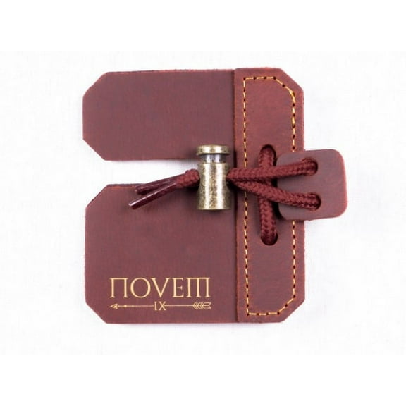 NOVEM Leather Archery Tab | Fingers Protector for Longbows and Recurve Bows | Sports & Outdoors Handmade Archery Gear