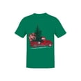 thumbnail image 2 of Red Truck With Christmas Tree T-Shirt Men, 2 of 3