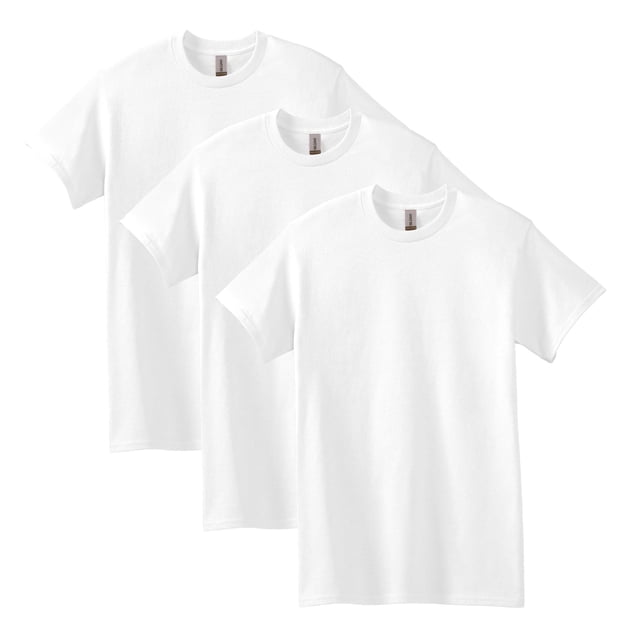 Camiseta Gildan G5000 para hombre de algodón pesado, paquete de 3, XL