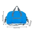 thumbnail image 3 of Lightweight Sports Gym Bag with Pocket, Water Resistant Travel Tote for Women Men, Foldable Portable Carry On Weekender Overnight Bag for Swimming Yoga Fitness Activity Storage, 3 of 7