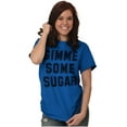 thumbnail image 4 of Gimme Some Sugar Flirty Cute Gym Plus Size Crewneck Graphic Tee Shirt Brisco Brands 2X, 4 of 5
