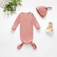 thumbnail image 6 of Generic Workout Jumpsuit for Children's Baby Boys Girls Hat Set Soft Viscose Sleeper Babys Sleep Gown with Mittens for Fashion Casual Comfortable Clothes (0-3 Months,Coffee), 6 of 9