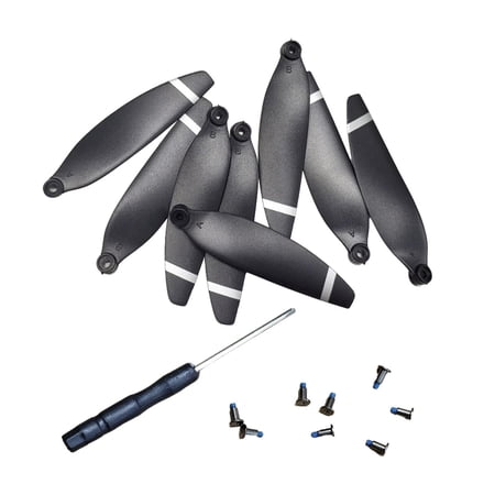 LeeQinersw 8Pcs Drone Propellers Replacement Accessories Components Lightweight Spare Parts