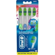 Oral-B Indicator Color Collection Toothbrushes, Soft, 4 Count