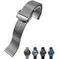 thumbnail image 1 of wonima11 20mm Metal Watch Band for Omega Seamaster Watch Band and Seiko Watches, Durable Titanium Replacement Strap, Compatible with Omega and Seiko, Elegant Design for Timeless Style, 1 of 1