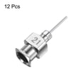 thumbnail image 3 of Uxcell 12 piezas 21G agujas de dispensación de acero inoxidable, tubo de aguja de pegamento de 1/4" punta roma, 3 of 7