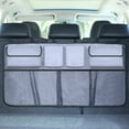 thumbnail image 6 of SPRING PARK Car Rear Seat Back Mesh Storage Bag Multi-Pocket Hanging Trunk Pouch Organizer, 6 of 7