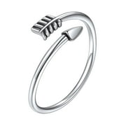ChicSilver Vintage Arrow Open Toe Rings Band 925 Sterling Silver Adjustable