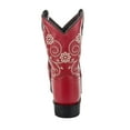 thumbnail image 5 of TuffRider Children's Fire Red Floral Western Boot, 5 of 7