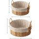 thumbnail image 4 of Cestas Pequeñas de Mimbre para Organizar, Cestas Decorativas Tejidas con Asas y Forros, Bandejas de Cestas Estilo Boho, 4 of 6
