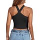 thumbnail image 5 of ICHUANYI Clearance Women's Spring And Summer Cross Strap Open Back Strap Tank Top Knitted Tight Top(Black, XXL) ICHUANYI WER2023080906408, 5 of 8