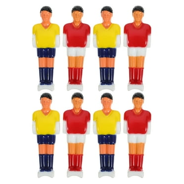 BERTDOMD 8pcs Table Soccer Player Statue Foosball Table Football Man Small Soccer Players Replacement Parts