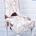 thumbnail image 4 of Funda Protectora de Comedor Elástica Universal Baoblaze Funda para silla Decoración Hojas marrones, 4 of 7