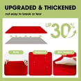 thumbnail image 4 of PrimeCook Shop Plastic Table Cloth Disposable 10 Pack, 84'' Round Table Cloths, Valentines Day, Thanksgiving, Christmas Decorations, Fall Tablecloths, Round, Plastic Cover, Leakproof & Sturdy, Red, 4 of 8