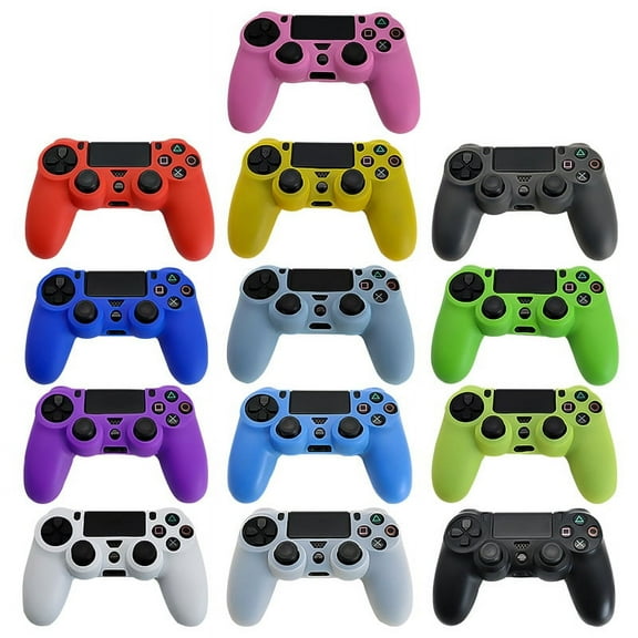 Anti-Slip Silicone PS4 Controller Protective Cover Sleeve Multi-Color Pack