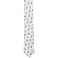 thumbnail image 1 of Altea Men's Silver / Blue Orange Paisley Necktie - One Size, 1 of 1