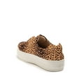 thumbnail image 3 of JSlides HEIDI Natural Black Leopard Slip-On Round toe Platform Sneaker (NAT/BLK LEOPARD, 6), 3 of 4