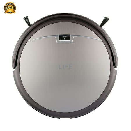 ILIFE A4S Pure Clean Automatic Robot Vacuum Self Navigated Home Cleaning For Carpet Hardwood Floor Cleaner Bot Self Detects Stairs HEPA Filter Pet Hair Allergies (Best Way To Clean Pet Hair From Hardwood Floors)