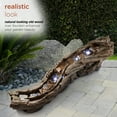 thumbnail image 6 of Alpine Corporation 26-Inch Tiered Wooden River Stream Fountain with White LED Lights, 6 of 12