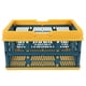thumbnail image 2 of Cesta de compras plegable Caja de almacenamiento plegable portátil Azul, 2 of 5