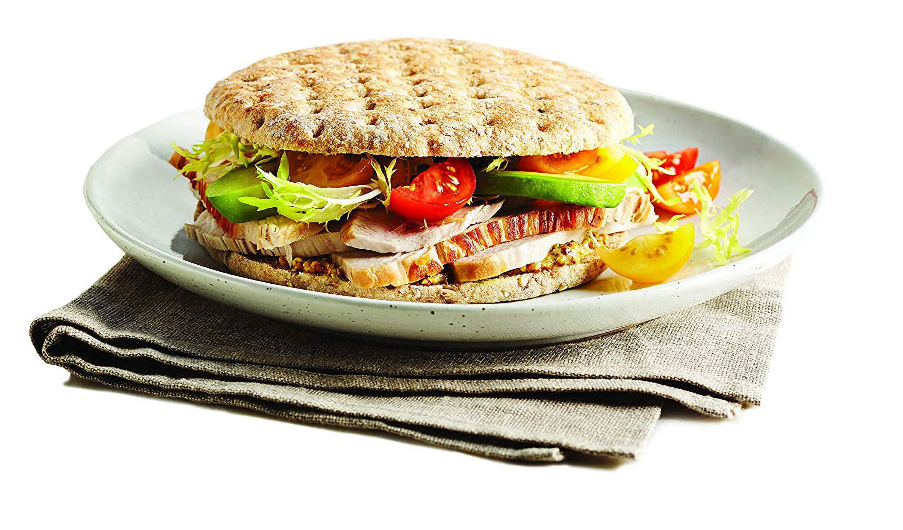 Ozery Bakery Whole Wheat Sandwich Bun, 11.25 Ounce -- 6 per Case.