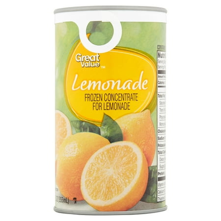 Great Value Lemonade Frozen Concentrate, 12 fl oz