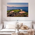 thumbnail image 2 of Elephant Stock Pebble Beach Golf Club Wall Art - Horizontal Canvas Wall Art - Living Room Wall Decor - Sports Canvas - Beige And Blue Decor - 48" x 32", 2 of 8