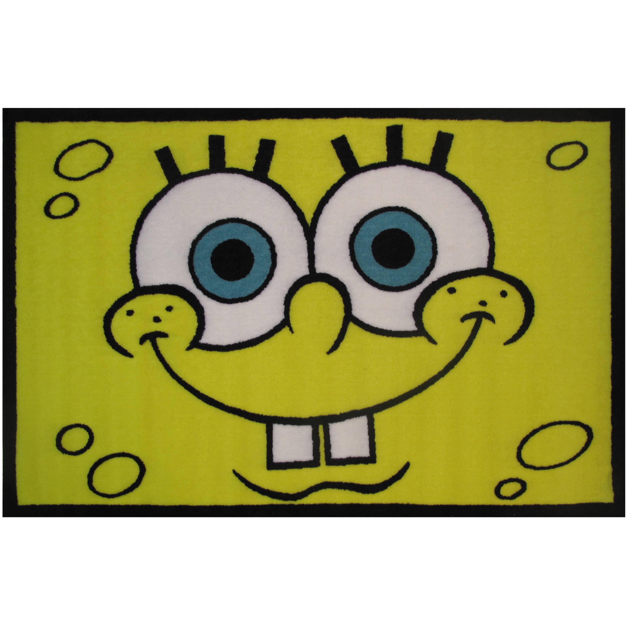 Fun Rugs Nickelodeon Spongebob Head Kids Rugs 19" x 29" Rug