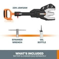 thumbnail image 3 of Worx WG320.9 20V Power Share JawSaw 6" Cordless Chainsaw (TOOL ONLY), 3 of 8