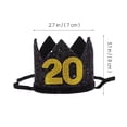 thumbnail image 2 of Weiweiguan 1PC Birthday Party Hat Party Decorative Tiara Crown Eye-Catching Hat Crown, 2 of 6
