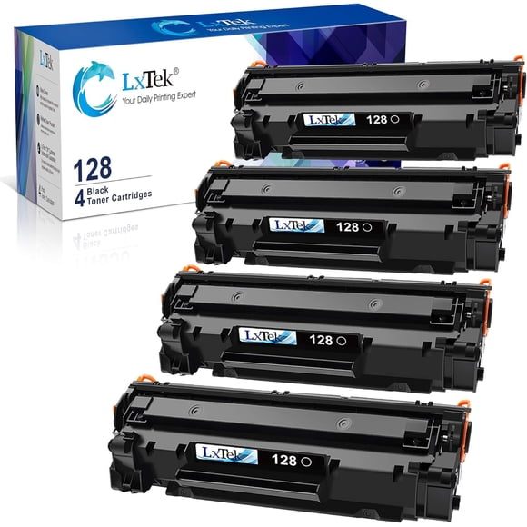 LxTek Compatible Toner Cartridge Replacement for Canon 128 Toner Cartridges, CRG128 Compatible with Canon ImageCLASS D530 D550 MF4570dw MF4770n FaxPh