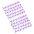 thumbnail image 4 of Lomos de encuadernación bobinas de encuadernación 10Pcs Lomos de encuadernación Espirales Bobinas Peines 30 Agujeros Tira de plástico para hojas sueltas 1/2in Diámetro Fugacal Otros, 4 of 8