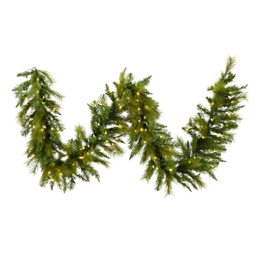Vickerman 514610 9' Kelli Mixed Pine 150 Warm White LED Lights