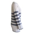 thumbnail image 3 of Suéter George para Mujer, Rayado, Cuello Redondo Crema Talla Eg, 3 of 6