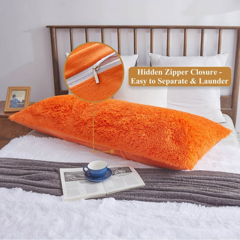 Orange body pillow hotsell