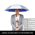 thumbnail image 2 of Sombrero con sombrilla, gorra de 30 pulgadas con manos libres para adultos y niños, ideal para pesca, golf, jardinería, sombrilla para exteriores., 2 of 6